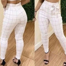 calça femenina clochard de bengaline com laço cintura alta