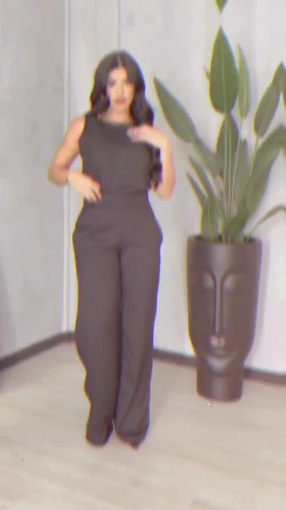 Conjunto Pantalona Feminino Blusa Regata Social Elegante Alfaiataria Moda Festa Casual