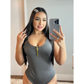 body canelado com ziper feminino , bory feminino , moda feminina