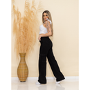 Calça jeans Wide leg Cargo com bolso Branca nivel