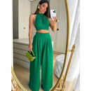 conjunto naia de DUNA cropped calça pantalona