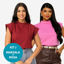 KIT 2 Unidades Camiseta Muscle Tee Regata Ampla de Ombreira