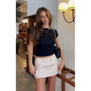 Blusinha Feminina Suplex Costas Nua Básica Tendência