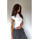 Blusinha Feminina Suplex Costas Nua Básica Tendência