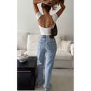 Blusinha Feminina Suplex Costas Nua Básica Tendência