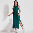 Vestido Midi de Malha Algodão
