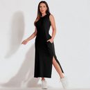 Vestido Midi de Malha Algodão