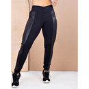 Calça Montaria Flanelada com Cirrê – Legging Suplex Térmica, Cintura Alta, Modela o Corpo, Inverno