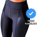 Calça Montaria Flanelada com Cirrê – Legging Suplex Térmica, Cintura Alta, Modela o Corpo, Inverno