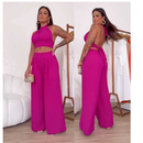 conjunto naia de DUNA cropped calça pantalona