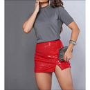 T-SHIRT MALHA GOLA ALTA