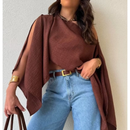 Blusa Feminina Capa com Top