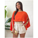 Blusa Feminina Capa com Top