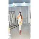 Vestido Longuete Tricot Modal Costa Aberta Nadador Look Para Carnaval