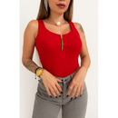 body canelado com ziper feminino , bory feminino , moda feminina