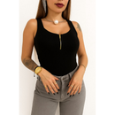 body canelado com ziper feminino , bory feminino , moda feminina