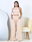 conjunto naia de DUNA cropped calça pantalona