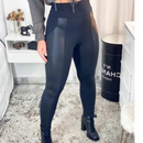 Calça Montaria Flanelada com Cirrê – Legging Suplex Térmica, Cintura Alta, Modela o Corpo, Inverno
