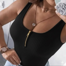 body canelado com ziper feminino , bory feminino , moda feminina