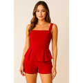 conjunto feminino de luxo+ alfeiteria peplum premiun verao 2026