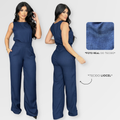 Conjunto Pantalona Feminino Blusa Regata Social Elegante Alfaiataria Moda Festa Casual