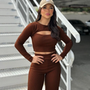 Conjunto Manga Longa Com Abertura Na Frente FEMININO VIRAL PROMOÇAO