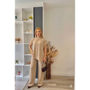 Conjunto Feminino Anarruga Moda 2026 Look Casual Chic Delicado Confortável Roupa Feminina Elegante Tendência Fashion