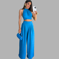 conjunto naia de DUNA cropped calça pantalona