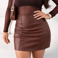 Saia Courino Feminina Luxo - Modeladora Caimento Perfeito