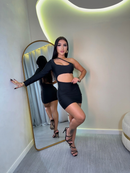 Vestido MULA MANCA tubinho curto colado gringa moda feminina