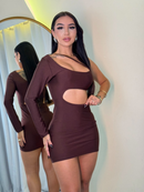 Vestido MULA MANCA tubinho curto colado gringa moda feminina