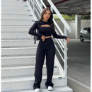 Conjunto Manga Longa Com Abertura Na Frente FEMININO VIRAL PROMOÇAO